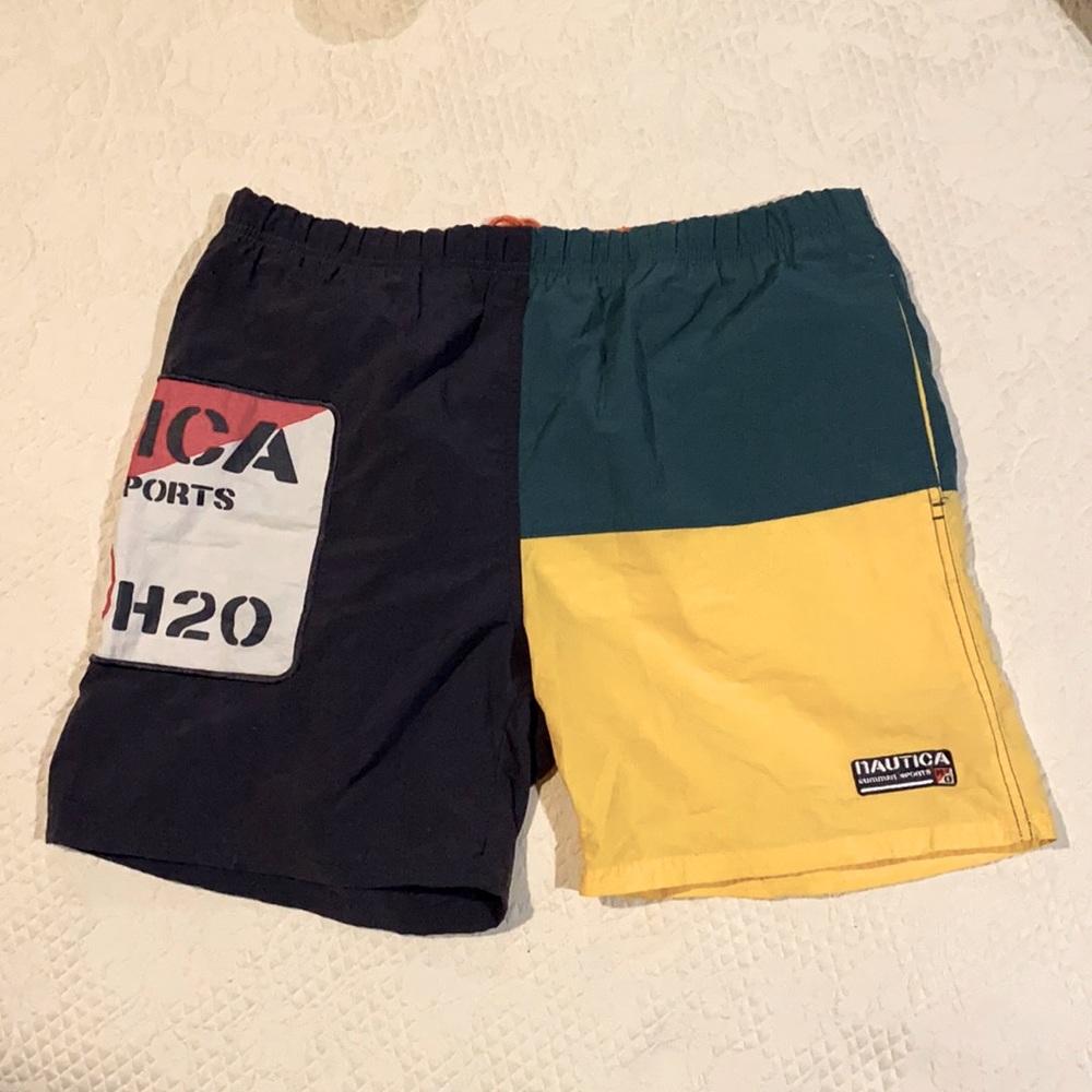 Nautical Swim Trunks